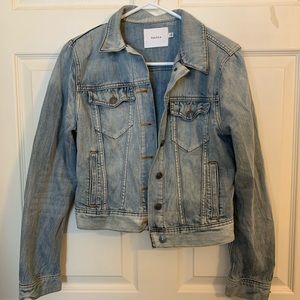 Light wash jean jacket